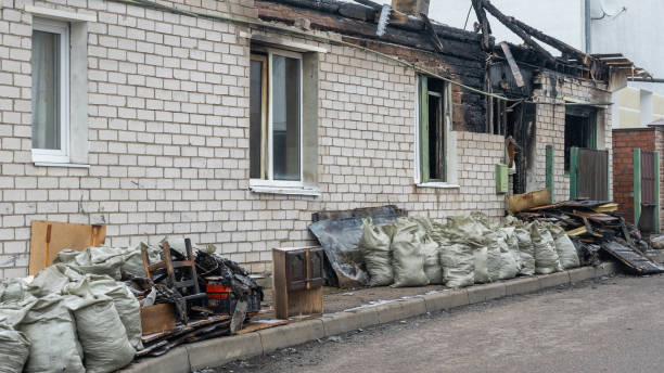 Professional Fire Damage Assessment technician working in Erwinna, PA